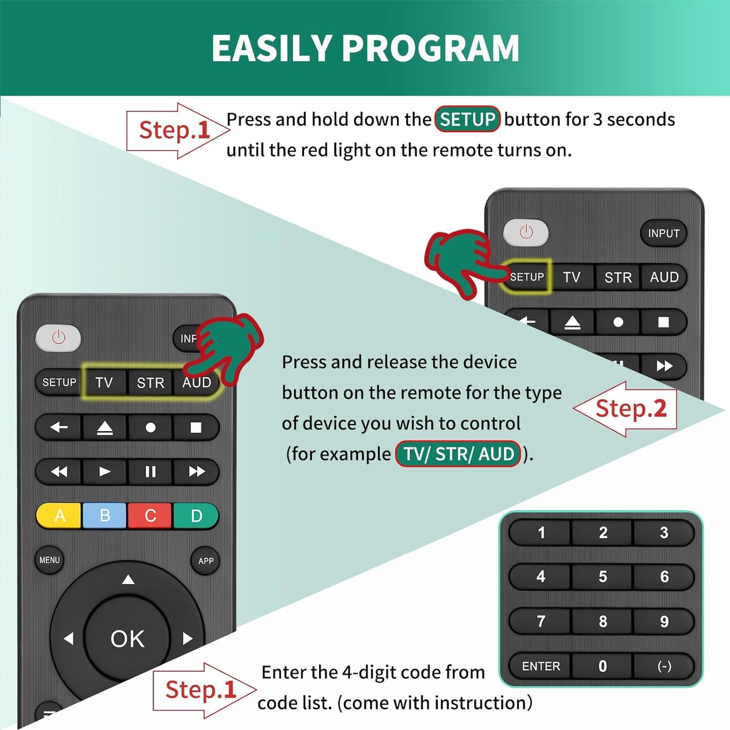 All-Wonder Universal Replacement TV Remote