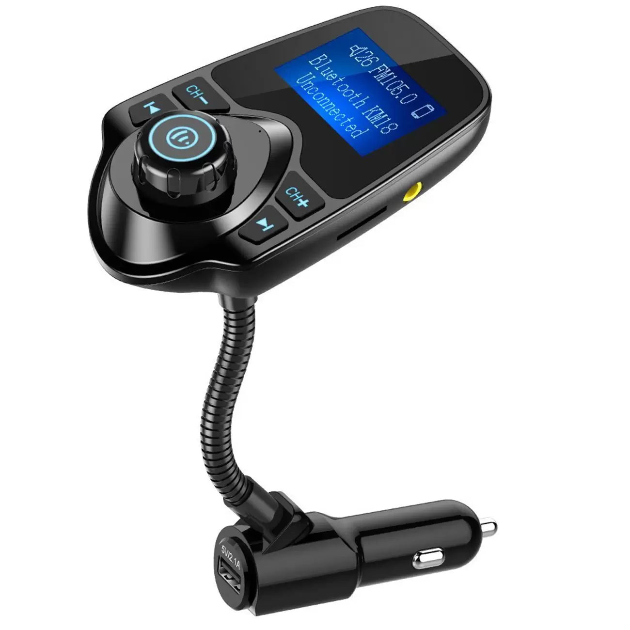 Bluetooth Car FM Transmitter Audio Adapter Receiver Wireless Hands Free