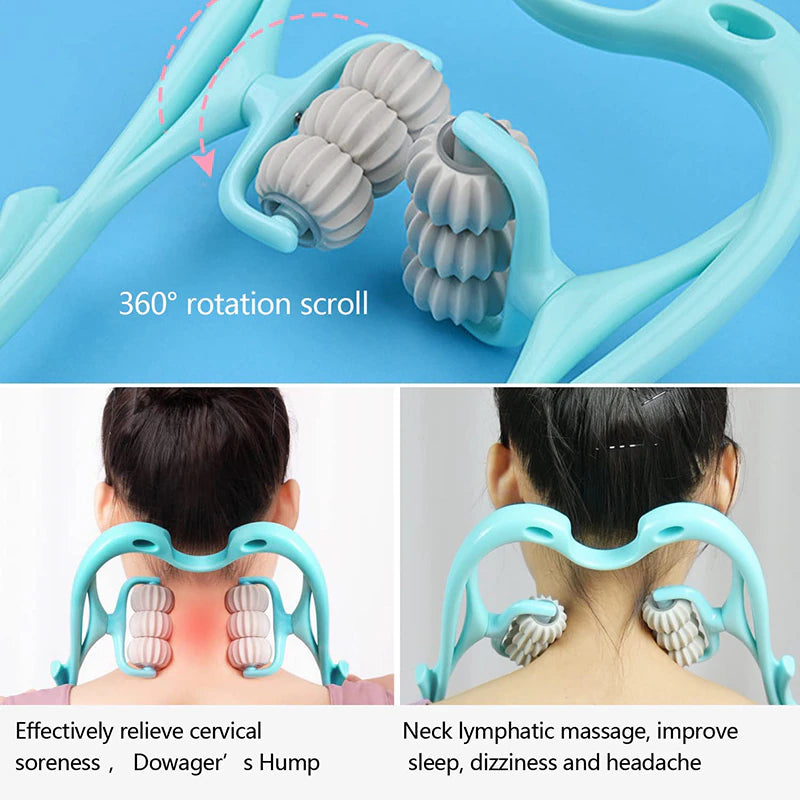 Handheld Shoulder Neck Massager for Deep Muscle Relaxation