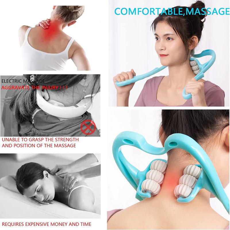 Handheld Shoulder Neck Massager for Deep Muscle Relaxation