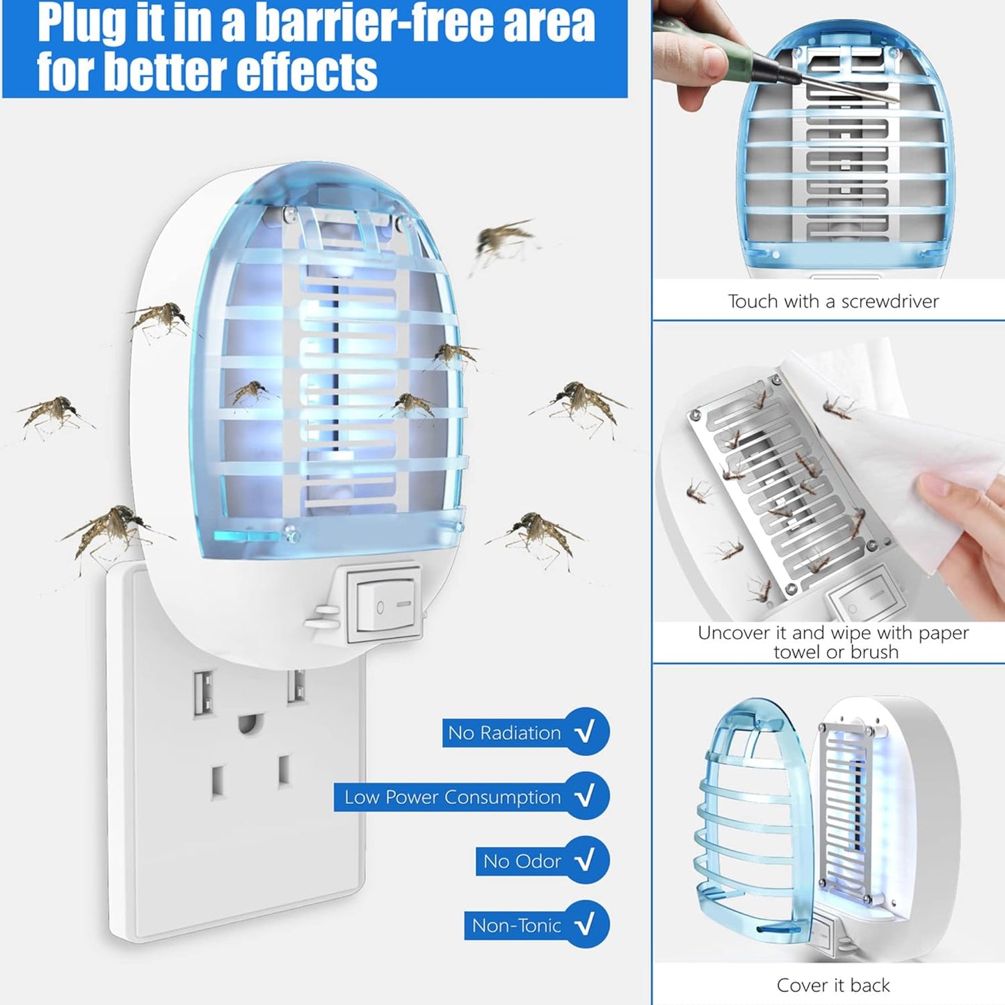 Indoor Bug Fly Mosquito Zapper